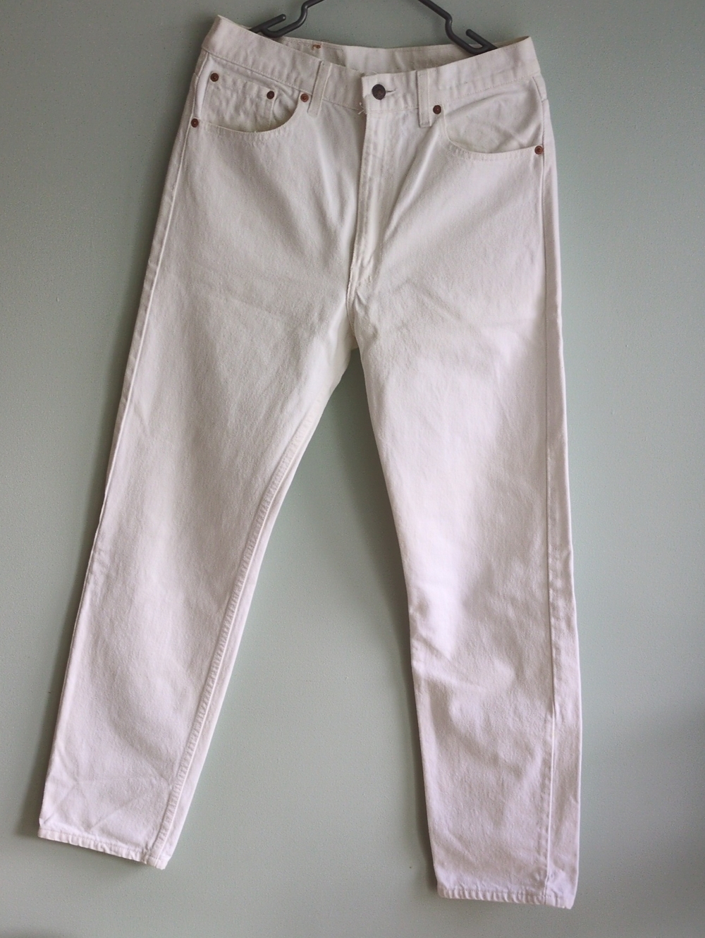 Levi's White Straight-Leg Men's Jeans